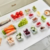 Food-grade fresh-keeping box, refrigerator storage box, special transparent sealed box, frozen moisture-proof fruit pickles box, large capacity Specification image